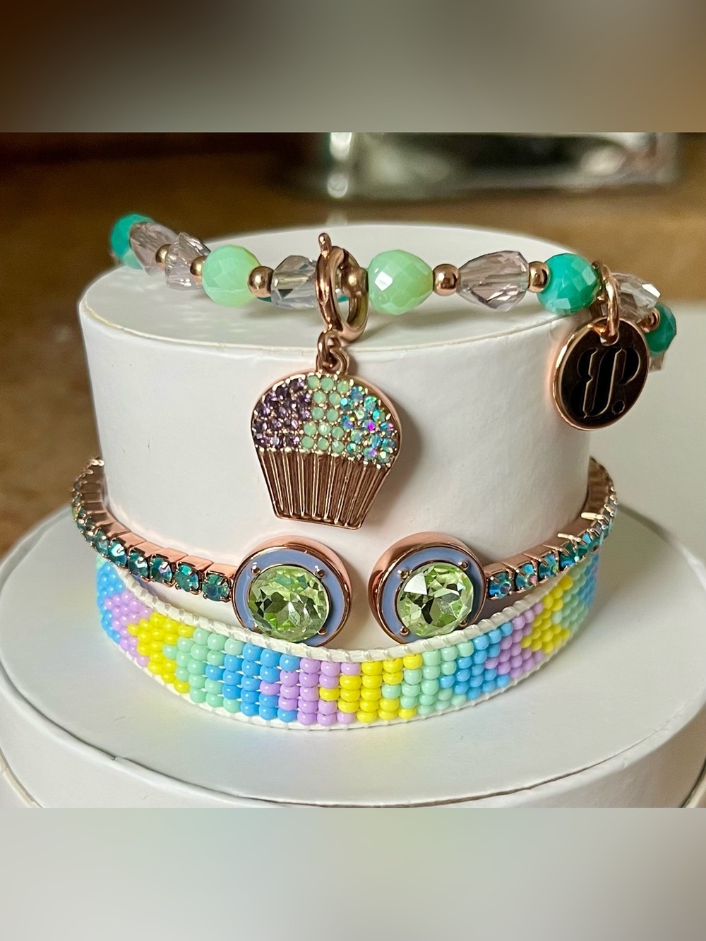 Bomb Party Retro Cupcake Stack HTF